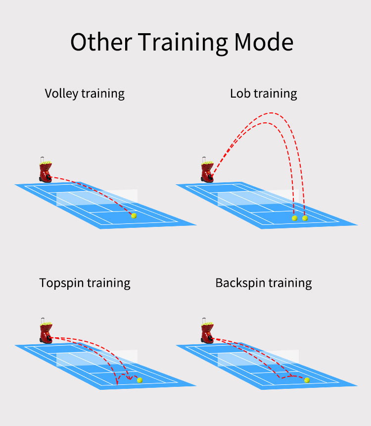 Tennis launching robot machine